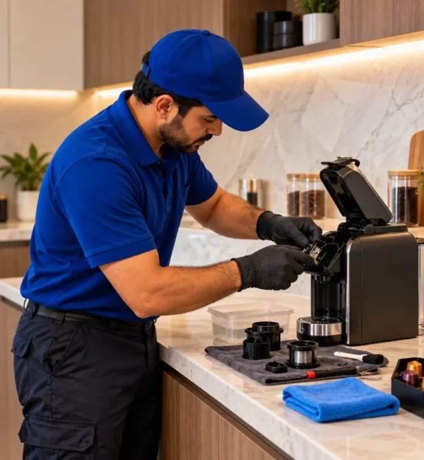 Professional Nespresso coffee machine descaling service